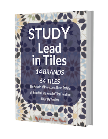 The cover of my e-book tilted Study, lead in tiles